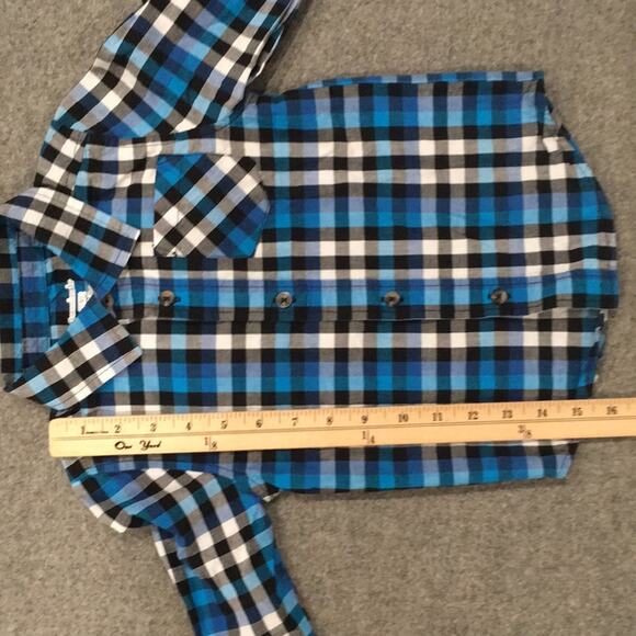 Garanimals Boys Sz 2T Checkered Long Sleeve Button Shirt 100% Cotton - Picture 7 of 7